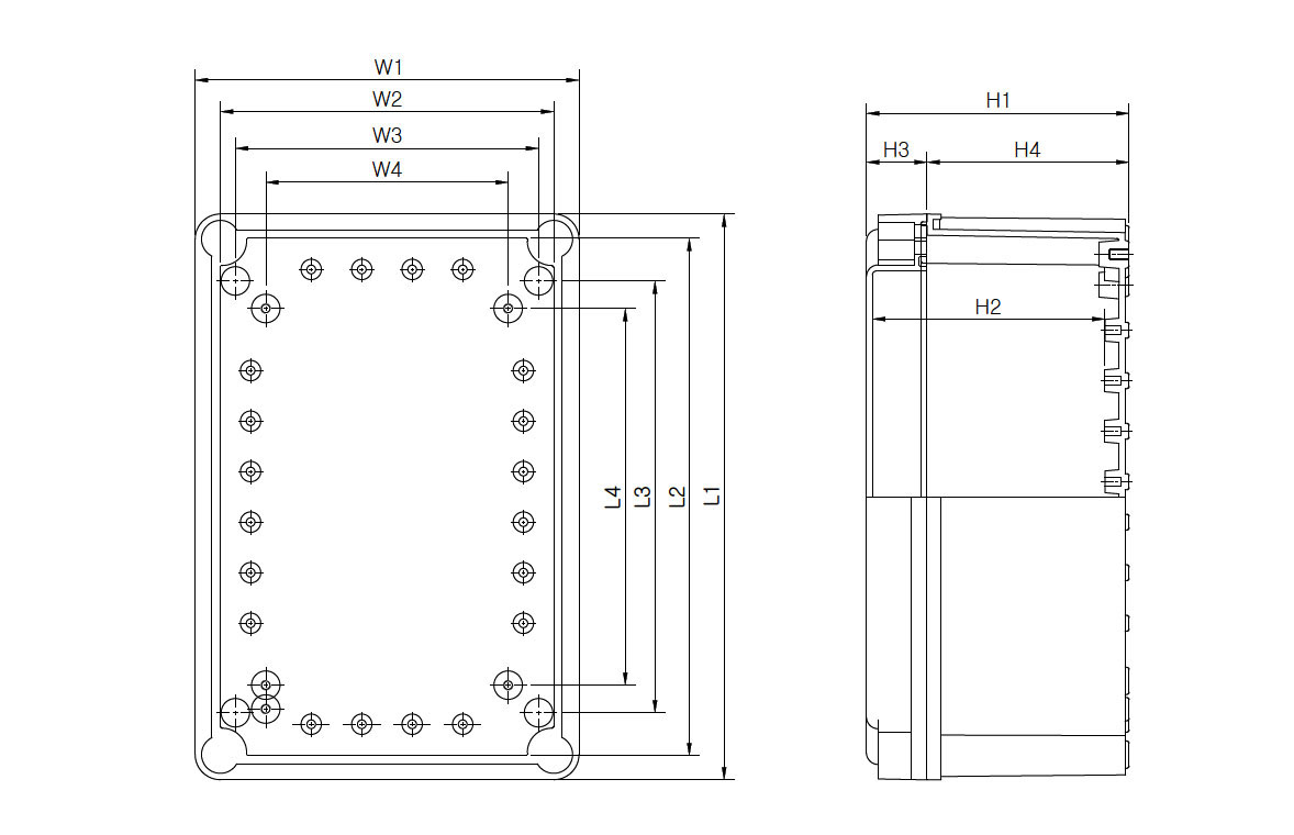 Boxco Plastic Enclosure BCAGS050605 Yellow - Image 3
