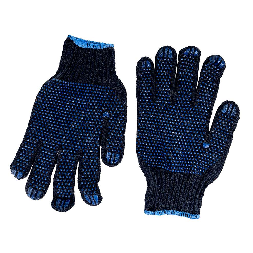 Levante Seamless Double Dotted Gloves Navy Blue 10 OZ