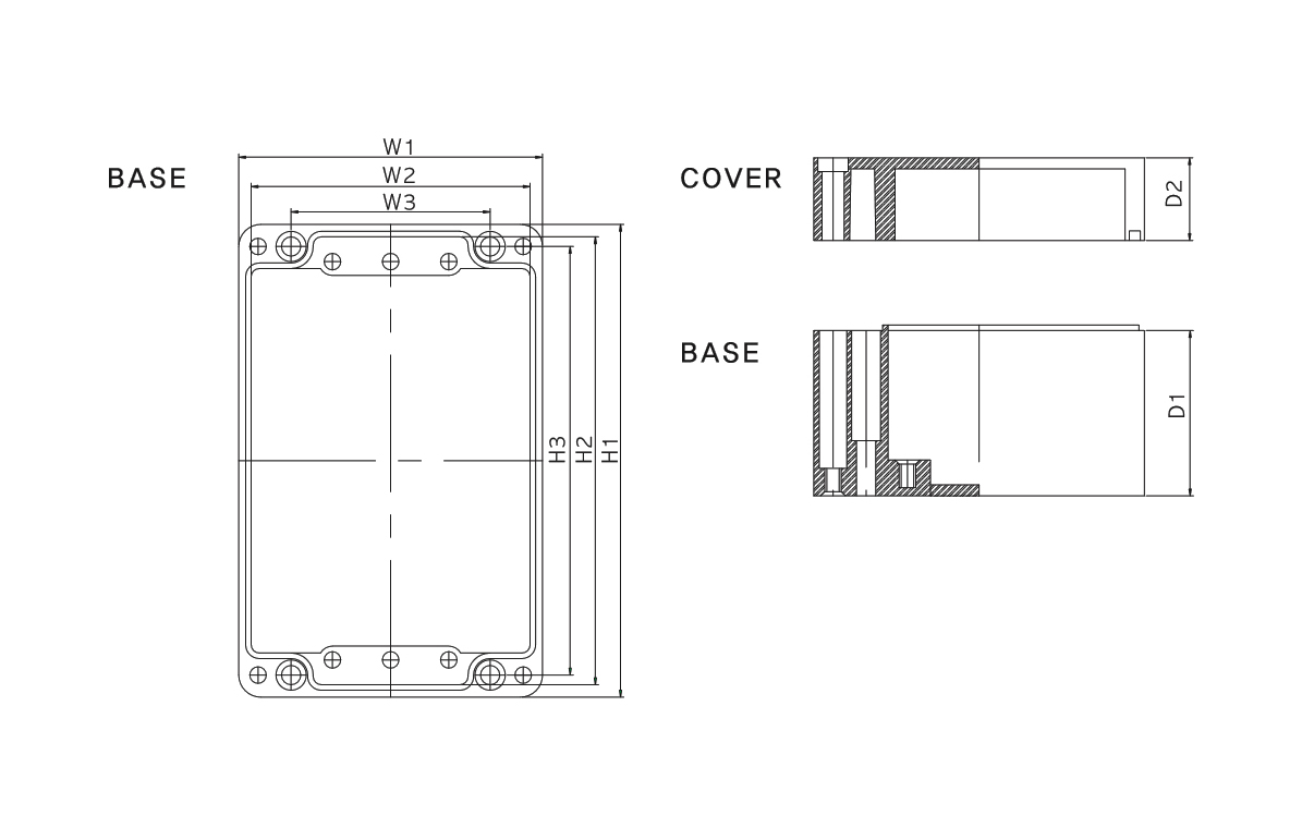 Boxco Aluminum Enclosure BCAL162609 - Image 3