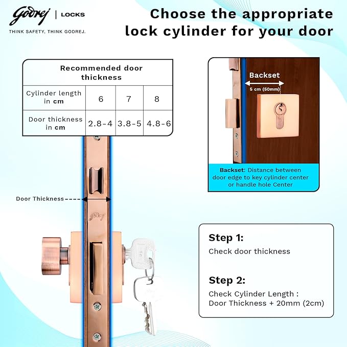 Lyra Pin Cylinder 60 MM 2C SS - Image 4